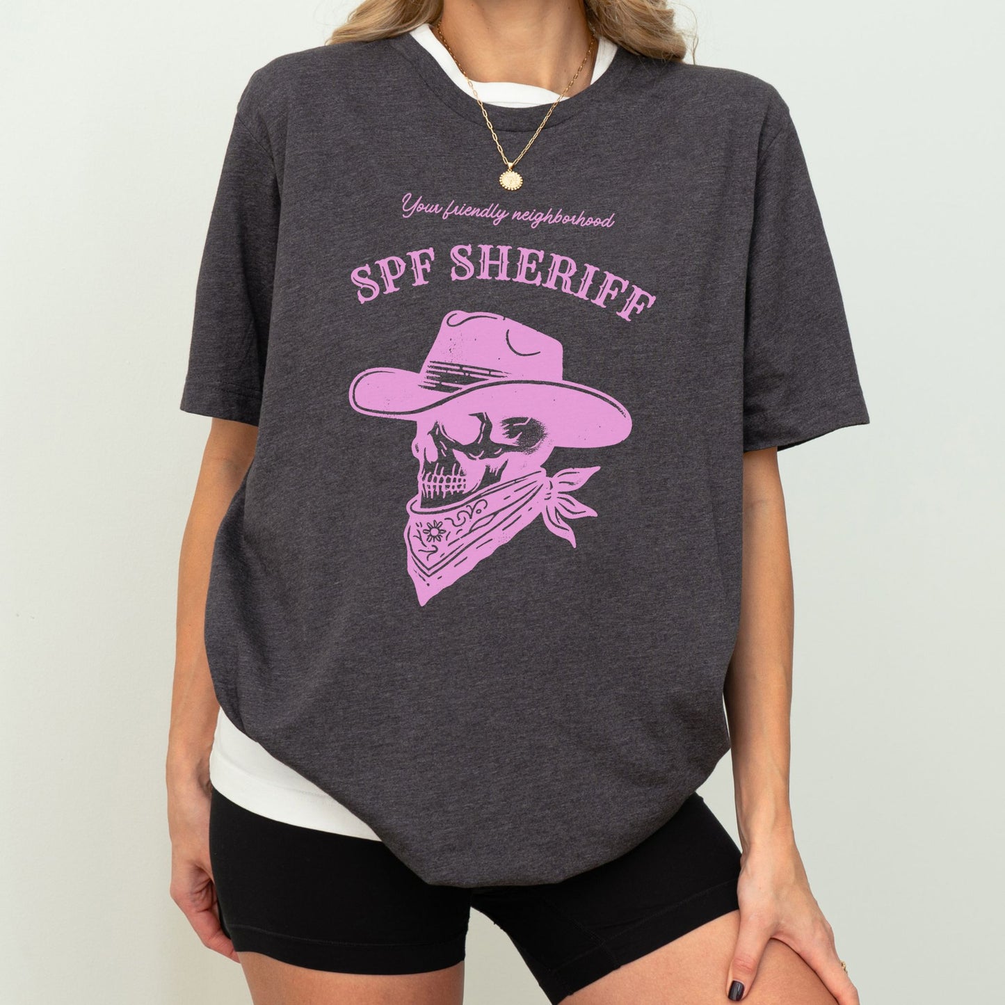 YOUR FRIENDLY NEIGHBORHOOD SPF SHERIFF UNISEX TEE