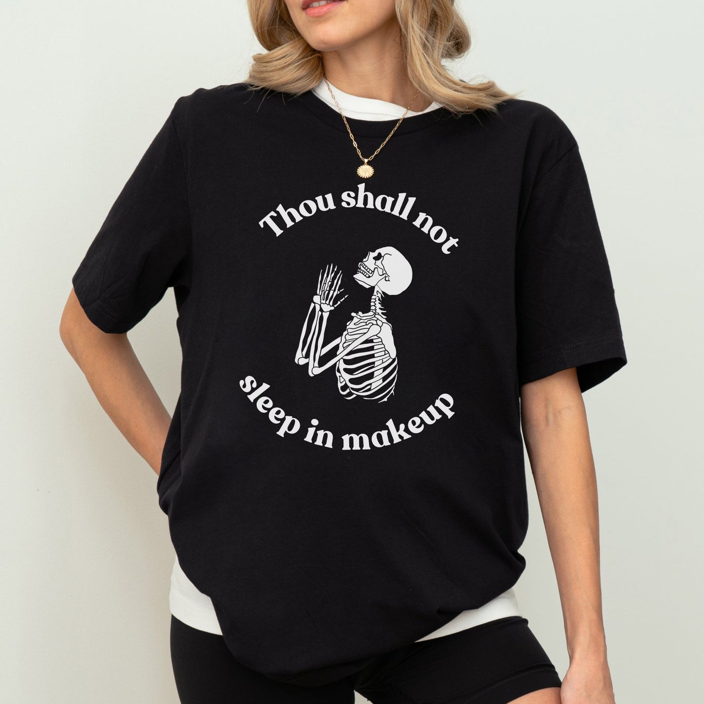 THOU SHALL NOT SLEEP IN MAKEUP UNISEX TEE