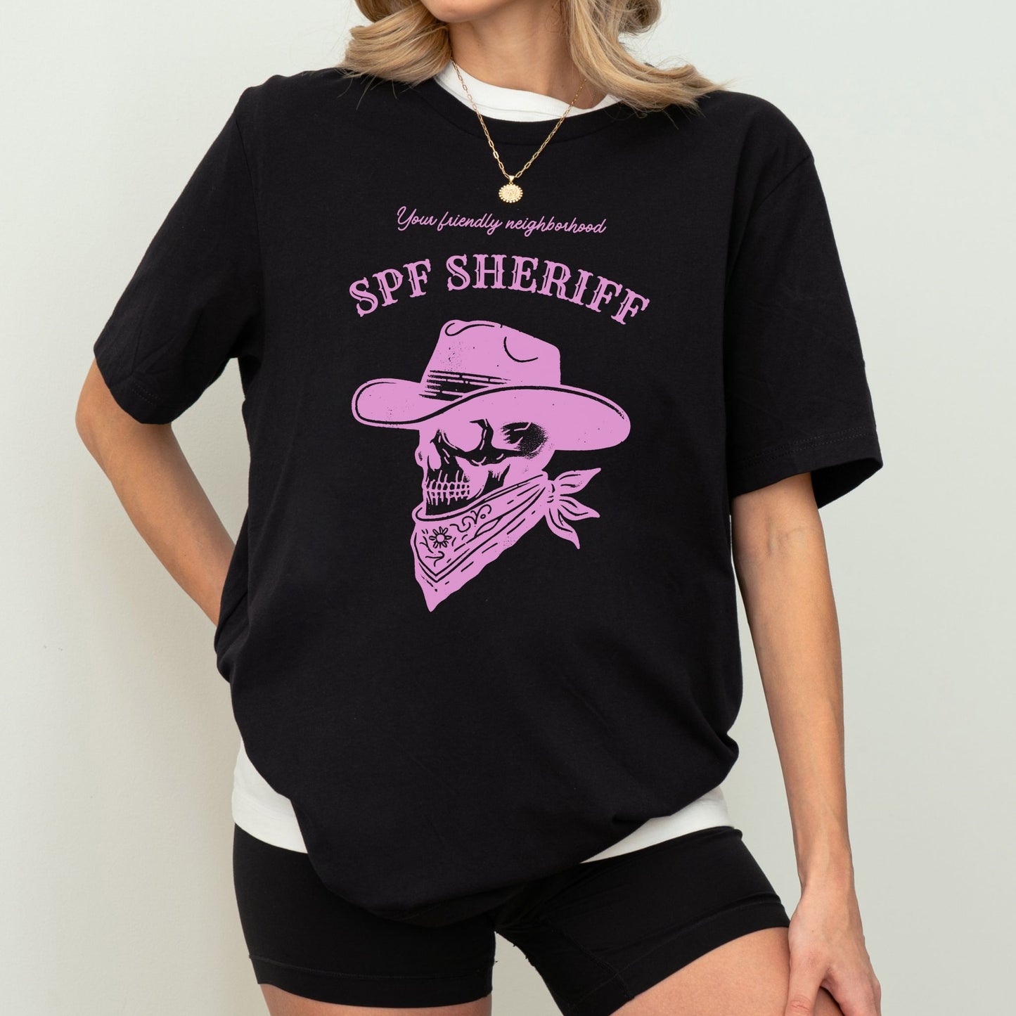 YOUR FRIENDLY NEIGHBORHOOD SPF SHERIFF UNISEX TEE