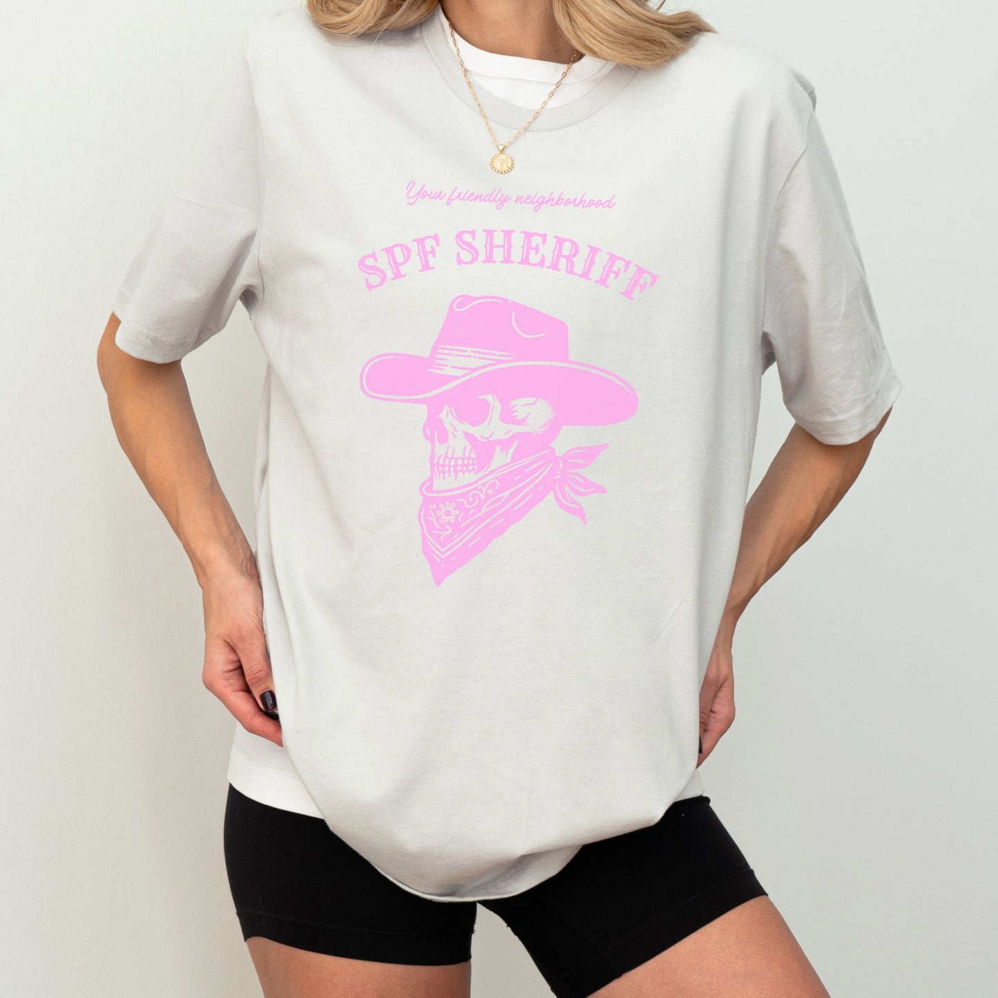 YOUR FRIENDLY NEIGHBORHOOD SPF SHERIFF UNISEX TEE