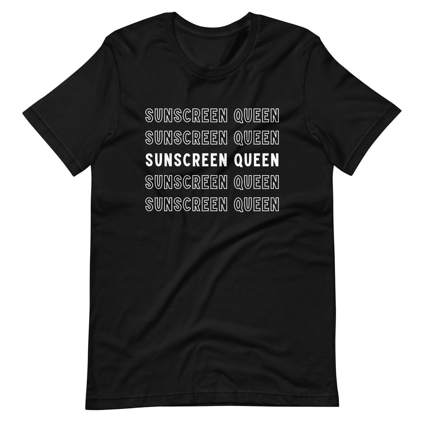 Sunscreen Queen Unisex T-Shirt