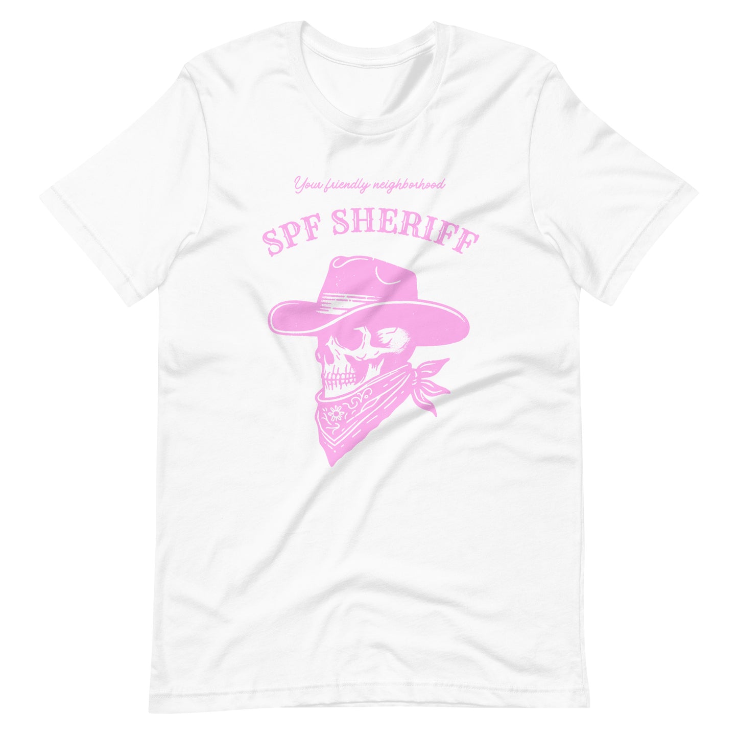 YOUR FRIENDLY NEIGHBORHOOD SPF SHERIFF UNISEX TEE